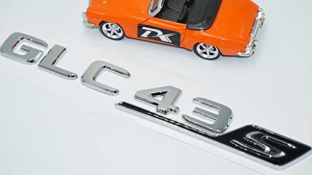DK Tuning GLC 43S Bagaj Siyah Krom ABS Yazı Logo Benz İle Uyumlu