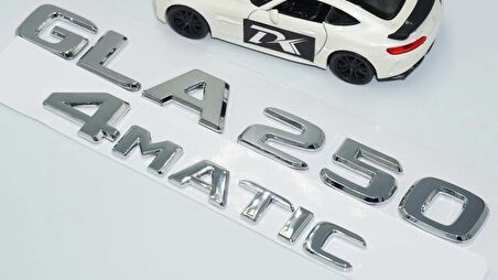 DK Tuning GLA250 4Matic Bagaj Krom ABS Yazı Logo Benz İle Uyumlu