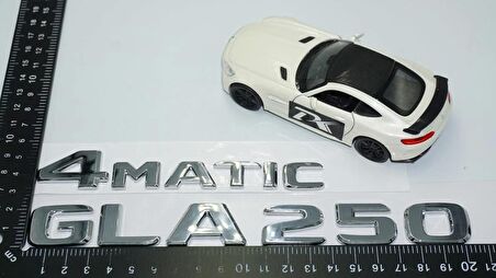 DK Tuning GLA250 4Matic Bagaj Krom ABS Yazı Logo Benz İle Uyumlu