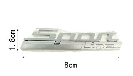 DK Tuning Bmw SportLine Logo Yan Çamurluk Logo Amblem Arma Seti