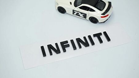 DK Tuning İnfiniti Siyah ABS Bagaj Yazı Logo