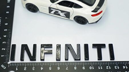 DK Tuning İnfiniti Siyah ABS Bagaj Yazı Logo