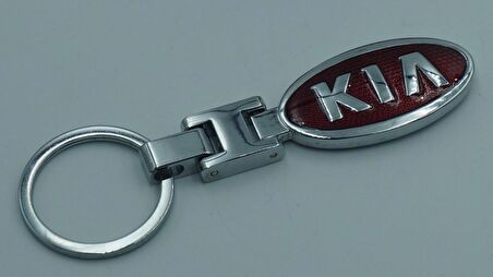 Dk Kia Logo Krom Metal Çift Yön Anahtarlık New Style