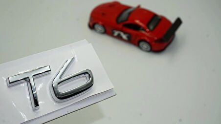 Volvo T6 XC60 XC90 S60 S80 S60L V40 V60 3M Krom Bagaj Yazı Logo