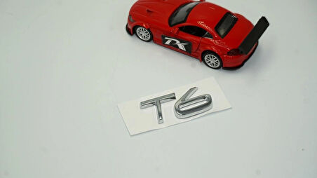 Volvo T6 XC60 XC90 S60 S80 S60L V40 V60 3M Krom Bagaj Yazı Logo