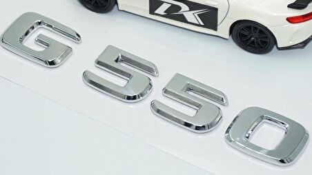 DK Tuning G550 Bagaj Krom ABS 3M 3D Yazı Logo Benz İle Uyumlu