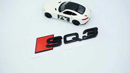 DK Tuning SQ3 Siyah ABS 3M 3D Bagaj Logo Audi İle Uyumlu