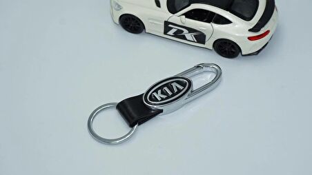 DK Tuning Kia Logo Deri Metal Anahtarlık Orjinal Ürün