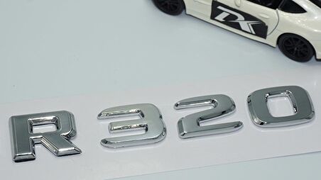 DK Tuning R 320 Bagaj Krom ABS 3M 3D Yazı Logo Benz İle Uyumlu