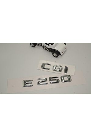 Benz E 250 Cgi Bagaj Krom Metal 3m 3d Yazı Logo
