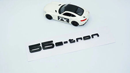 DK Tuning 55 e-tron Bagaj Siyah ABS Yazı Logo Audi İle Uyumlu