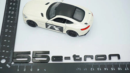 DK Tuning 55 e-tron Bagaj Siyah ABS Yazı Logo Audi İle Uyumlu