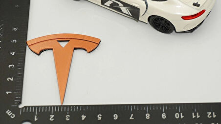 DK Tuning Tesla Model 3 S X Y Direksiyon Göbeği Bronz Logo Arma