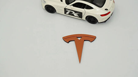DK Tuning Tesla Model 3 S X Y Direksiyon Göbeği Bronz Logo Arma