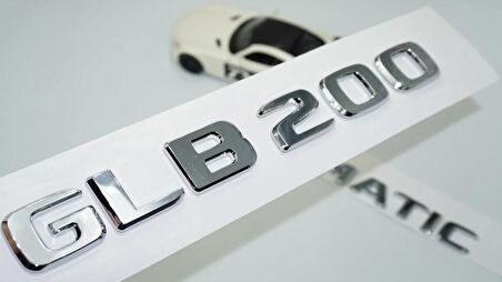 DK Tuning GLB200 4Matic Bagaj Krom ABS Yazı Logo Benz İle Uyumlu