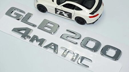 DK Tuning GLB200 4Matic Bagaj Krom ABS Yazı Logo Benz İle Uyumlu
