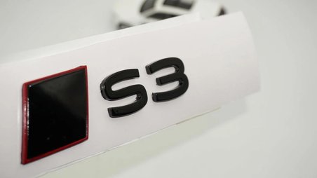 DK Tuning S3 2025+ Bagaj Siyah Yazı Logo Arma Audi İle Uyumlu