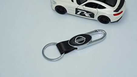 DK Tuning Nissan Logo Deri Metal Anahtarlık