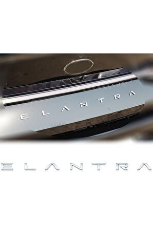 Hyundai 7inci Nesil Elantra Bagaj 3M Krom ABS Yazı Logo Amblem