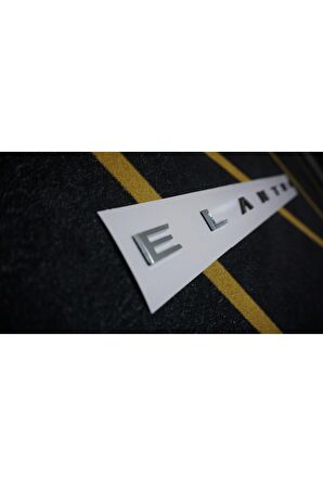 Hyundai 7inci Nesil Elantra Bagaj 3M Krom ABS Yazı Logo Amblem