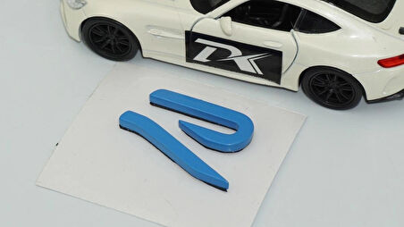 DK Tuning R Line Yeni Nesil Bagaj Mavi Logo Arma Volkswagen İle Uyumlu