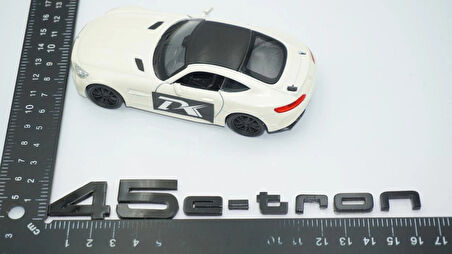 DK Tuning 45 e-tron Bagaj Siyah ABS Yazı Logo Audi İle Uyumlu