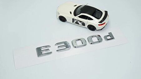 DK Tuning E300d Bagaj Krom ABS 3M 3D Yazı Logo Benz İle Uyumlu