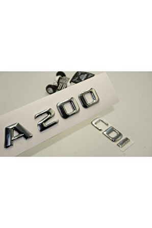 Benz A 200 Cdi Bagaj Krom Metal 3m 3d Yazı Logo