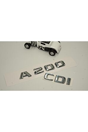 Benz A 200 Cdi Bagaj Krom Metal 3m 3d Yazı Logo