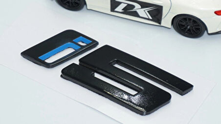 DK Tuning i5 Bagaj Siyah ABS 3M 3D Yazı Logo Bmw İle Uyumlu
