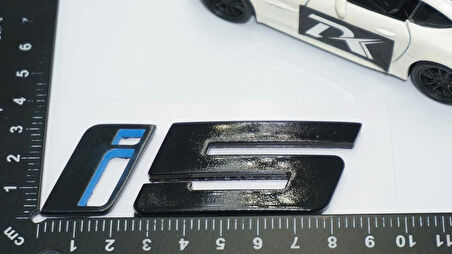 DK Tuning i5 Bagaj Siyah ABS 3M 3D Yazı Logo Bmw İle Uyumlu