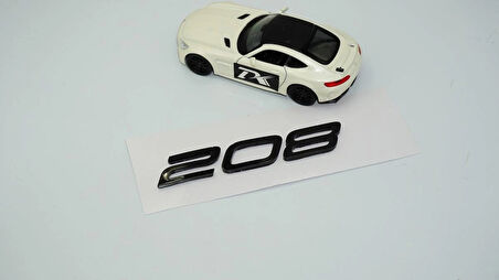 DK Tuning Peugeot Yeni 208 Bagaj 3M 3D Siyah ABS Yazı Logo