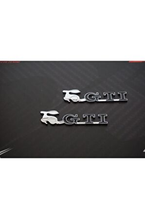 Volkswagen Running Rabbit Çamurluk Yanı Krom Metal 3m Logo