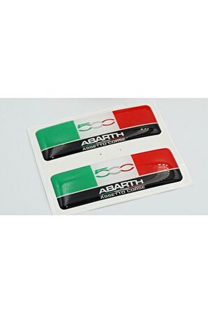 Abarth Logo Damla Silikon Grup Sticker