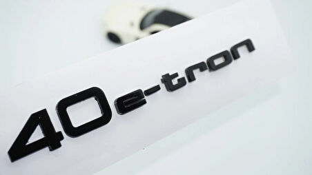 DK Tuning 40 e-tron Bagaj Siyah ABS Yazı Logo Audi İle Uyumlu