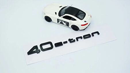 DK Tuning 40 e-tron Bagaj Siyah ABS Yazı Logo Audi İle Uyumlu