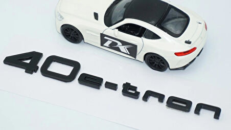 DK Tuning 40 e-tron Bagaj Siyah ABS Yazı Logo Audi İle Uyumlu