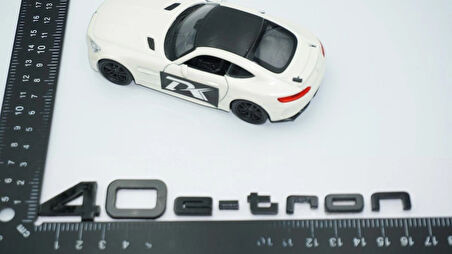 DK Tuning 40 e-tron Bagaj Siyah ABS Yazı Logo Audi İle Uyumlu