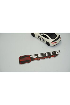 DK Seat Sport Logo Epoksi ABS Bagaj 3M 3D Logo Arma