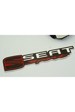 DK Seat Sport Logo Epoksi ABS Bagaj 3M 3D Logo Arma