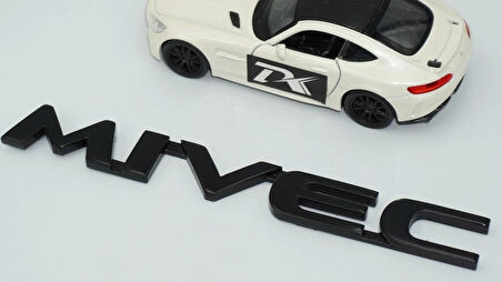 DK Tuning Lancer MIVEC Siyah Bagaj Yazı Logo Mitsubishi İle Uyumlu