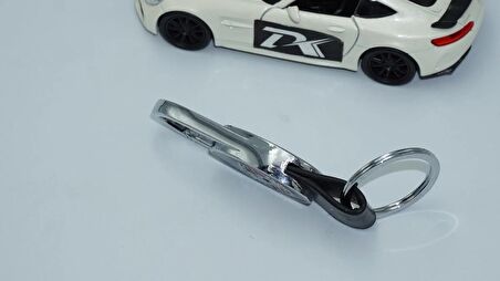 DK Tuning Porscher Logo Deri Metal Anahtarlık Orjinal Ürün