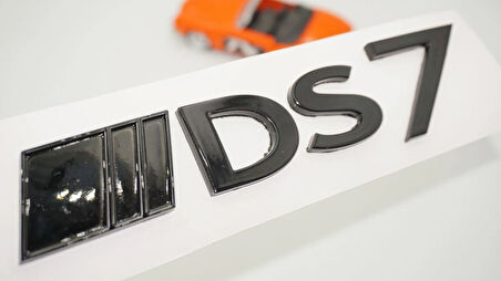 DK Tuning DS7 Bagaj Siyah ABS 3M Logo Arma Yazı Citroen İle Uyumlu