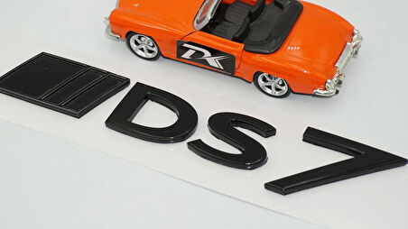 DK Tuning DS7 Bagaj Siyah ABS 3M Logo Arma Yazı Citroen İle Uyumlu