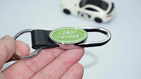 DK Tuning Land Rover Logo Deri Metal Anahtarlık