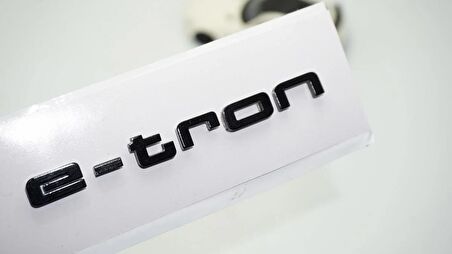 DK Tuning e-tron Bagaj Siyah Yazı Logo Audi İle Uyumlu