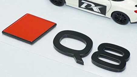 DK Tuning Q8 e-tron Bagaj Siyah 3M Yazı Logo Audi İle Uyumlu