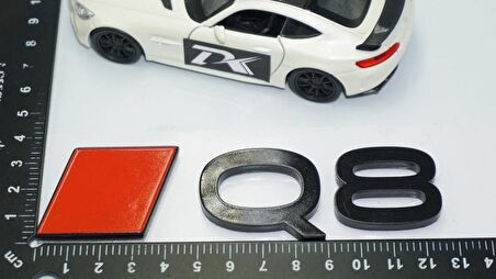 DK Tuning Q8 e-tron Bagaj Siyah 3M Yazı Logo Audi İle Uyumlu