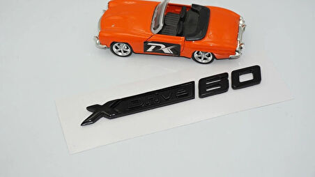 DK Tuning XDrive 60 Bagaj Siyah Yeni Nesil Yazı Logo Bmw İle Uyumlu