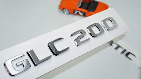 DK Tuning GLC200 4Matic Bagaj Krom ABS Yazı Logo Benz İle Uyumlu